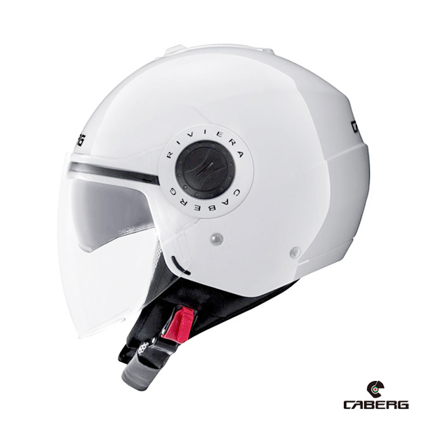 [CABERG] RIVIERA WHITE / 카베르그 리비에라 데미제트 화이트 오픈페이스 헬멧
